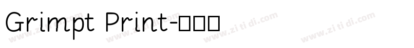 Grimpt Print字体转换